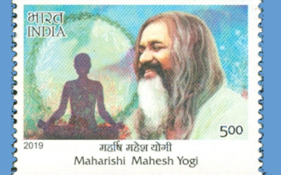 Indische Post veröffentlicht Briefmarke mit Maharishis Portrait